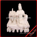 White marble Guanyin statue sculpture YL-J043